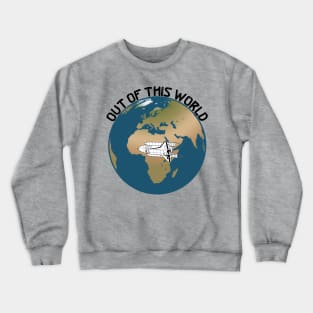 Spacecraft Earth Crewneck Sweatshirt